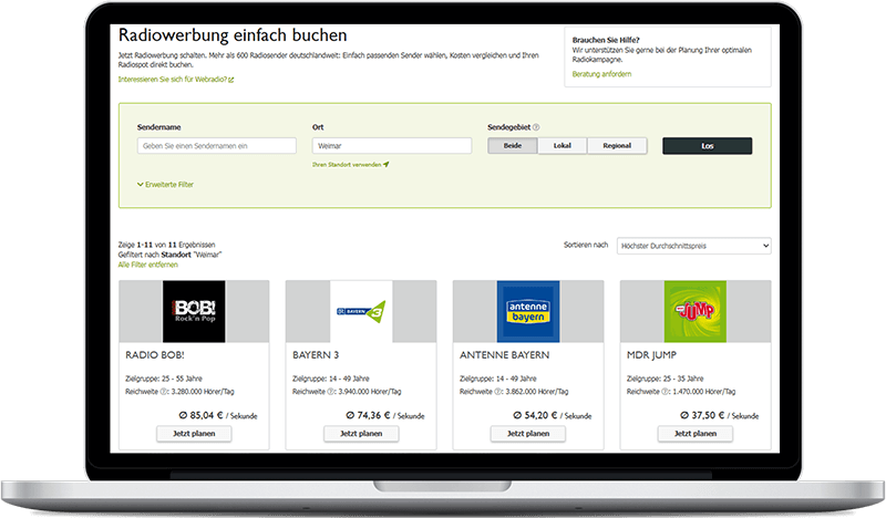 Radiosender in Weimar