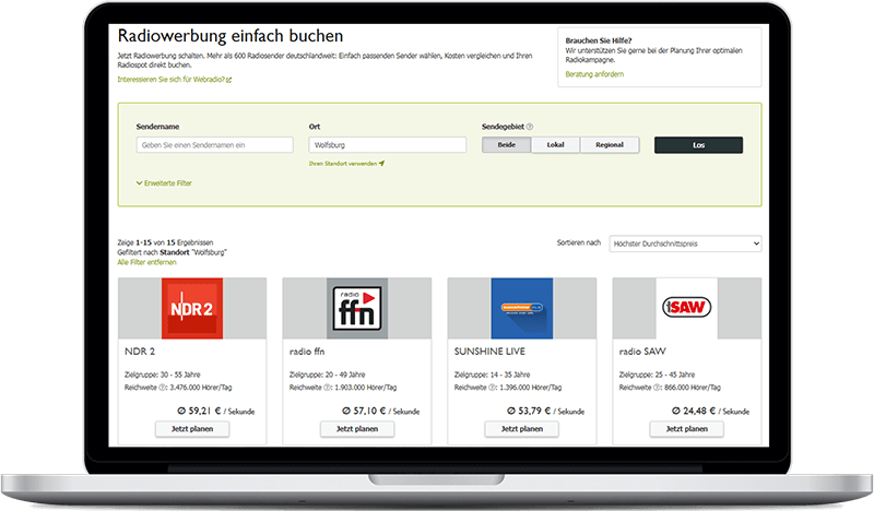 Radiosender in Wolfsburg