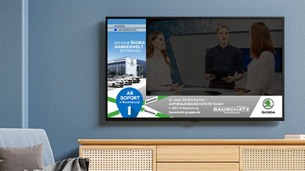 Connected TV - Regionale TV-Werbung