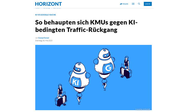HORIZONT: KI-bedingter Traffic-Rückgang