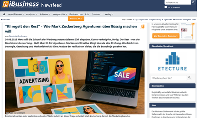 iBusiness: "KI regelt den Rest"