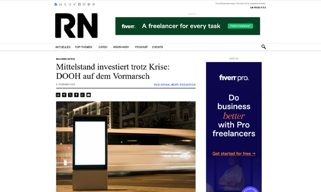 Das Bild für retail News: Mittelstand investiert trotz Krise