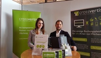 Das Bild für crossvertise auf dem Unternehmertag in Ulm