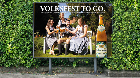 Bayerische Staatsbrauerei Weihenstephan – Außenwerbung zur Festbier-Saison in Freising