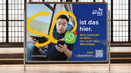 erixx GmbH – Plakatwerbung entlang der Strecke stärkt Kundenbindung und Sichtbarkeit
