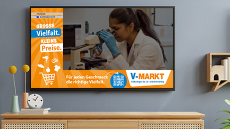 Georg Jos. Kaes GmbH – Addressable TV-Kampagne für den V-Markt Pentling