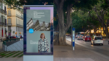 Ingenieurkammer-Bau Nordrhein-Westfalen zeigt Gesicht: City-Light-Kampagne in Düsseldorf