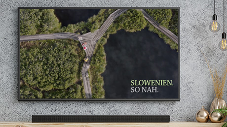 Grüne Auszeit auf dem Bildschirm – Connected-TV-Kampagne für das Slowenische Tourismusamt