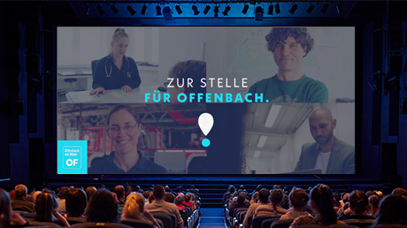 „Offenbar was für dich?“ - Stadt Offenbach wirbt im Kino um neue Fachkräfte
